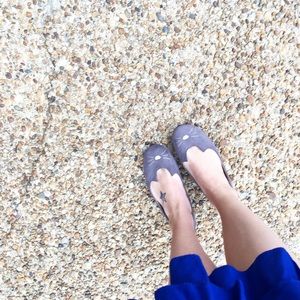 TUK grey kitty flats size 7 ModCloth
